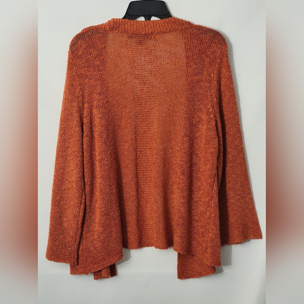 alexandra + oak Open Front Fall Cardigan Size XL - Picture 5 of 6